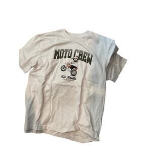 Penshoppe Moto Crew Graphic Tee Heavy Duty Mens Small